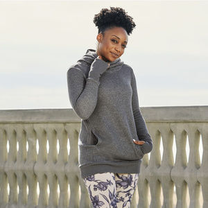 Fabletics Zaylee Pullover Gray Tunic XXL NWT